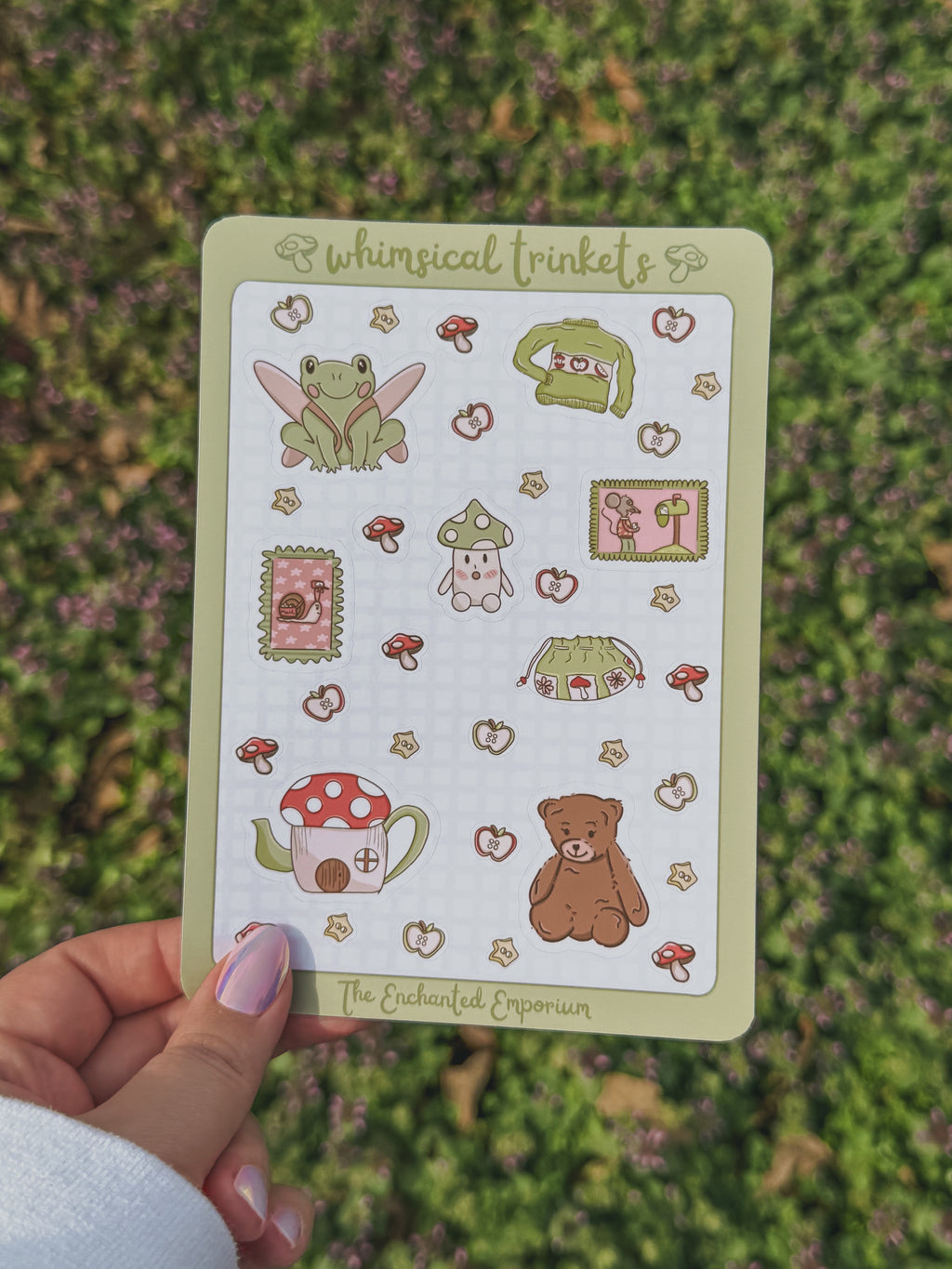 Whimsical Trinket Sticker Sheet
