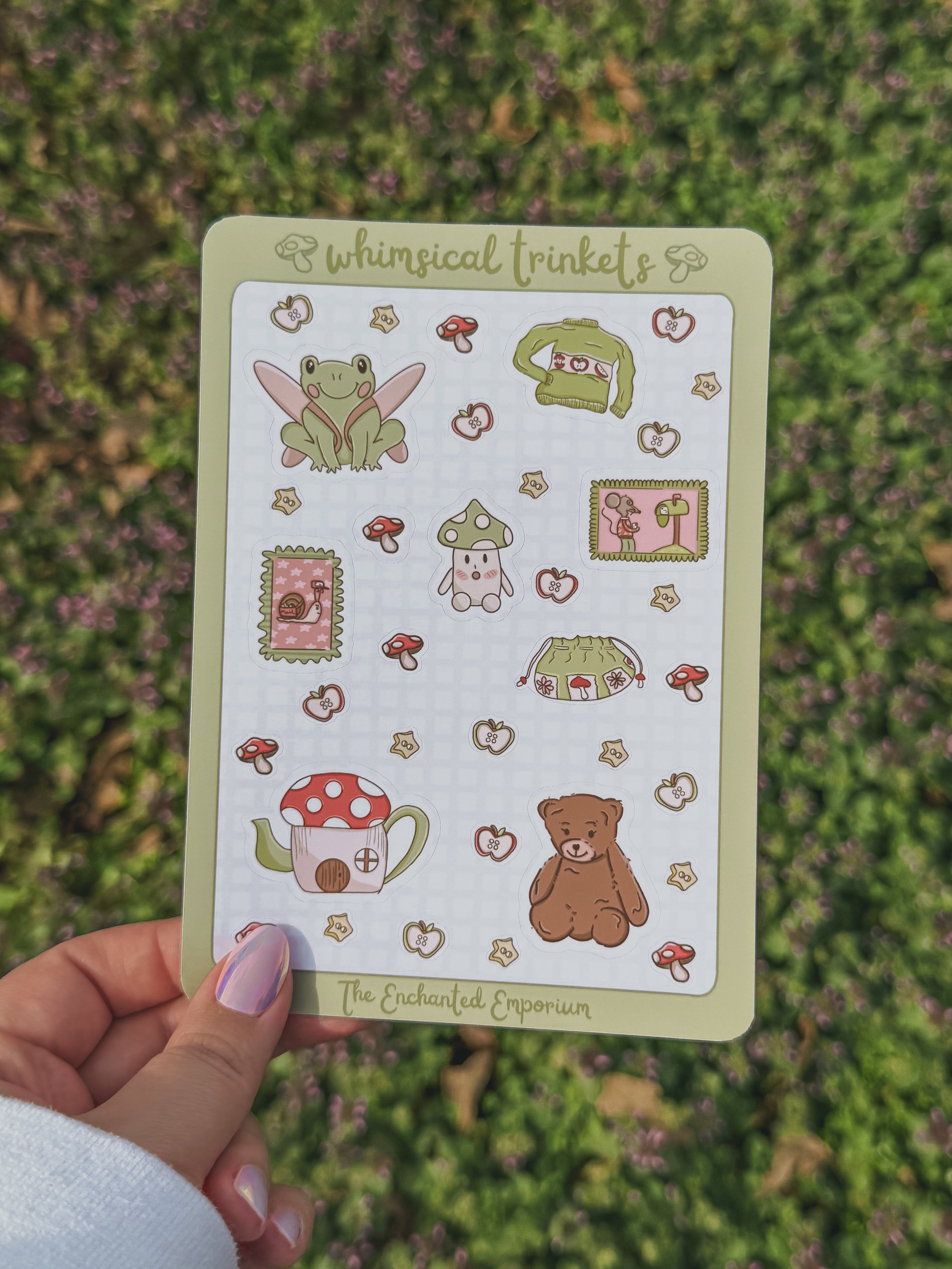 Whimsical Trinket Sticker Sheet