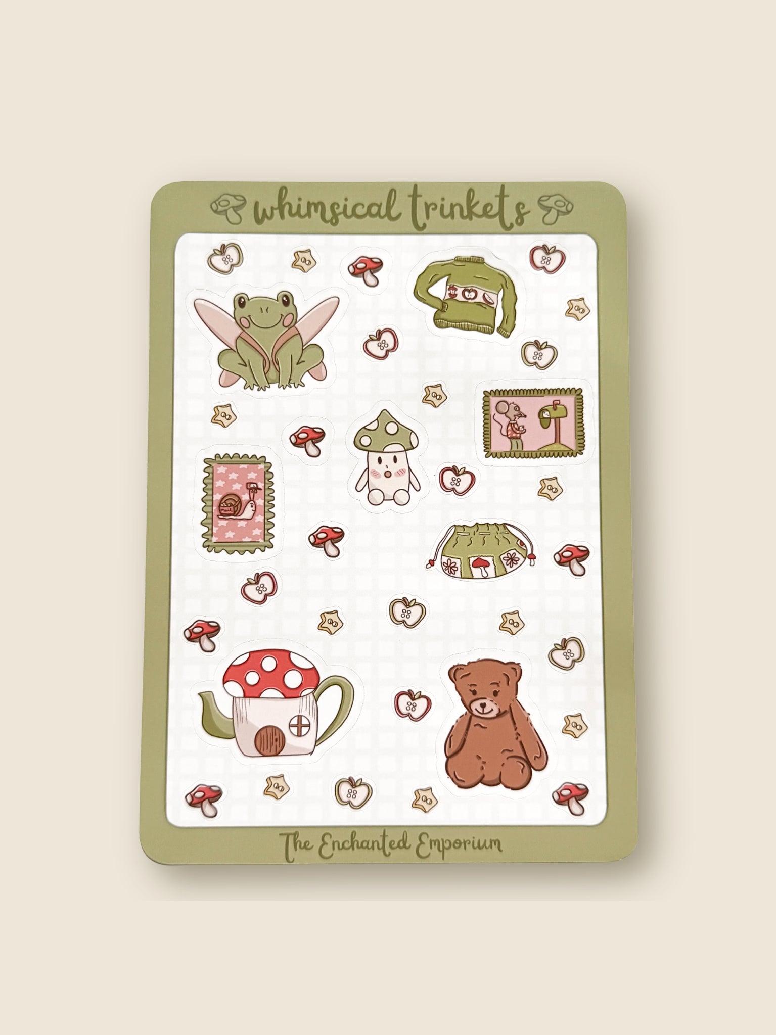 Whimsical Trinket Sticker Sheet